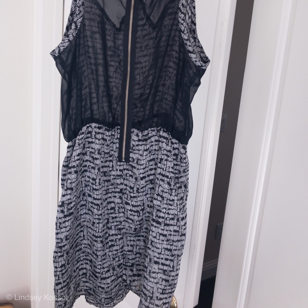 Sheer back summer dress